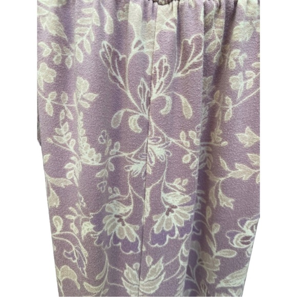 WAYF I Mauve Botanical I Smocked Bodice I Jumpsuit I Size: XS - Picture 7 of 13